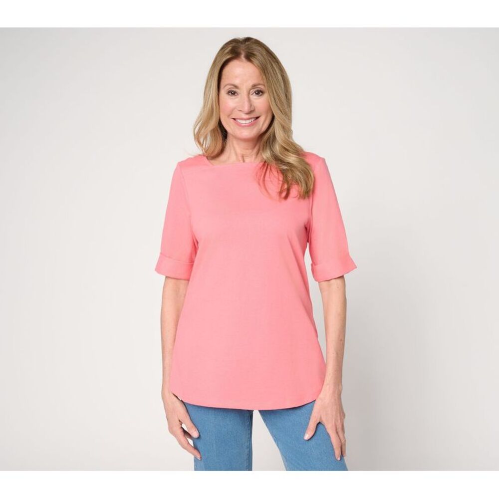 Gloria Vanderbilt Women's Top Sz XL Make Your Selection: Denim & Co. Pink
